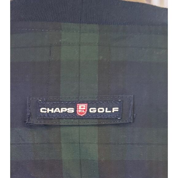 Chaps Ralph Lauren Men’s Vtg Golf Plaid Pullover Windbreaker Sz. S - Picture 7 of 8